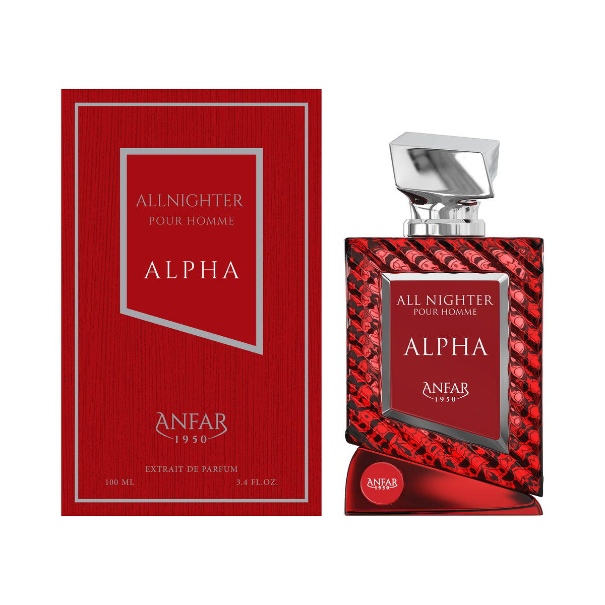 Anfar 1950 All Nighter Alpha Pour Homme Eau de Parfum 100ml with box