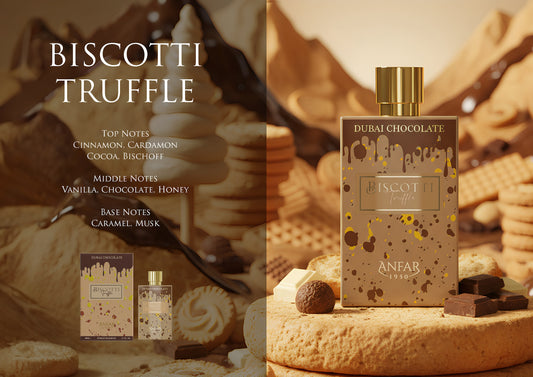 Anfar 1950 Biscotti Truffle Eau de Parfum fragrance notes: top, heart and base notes