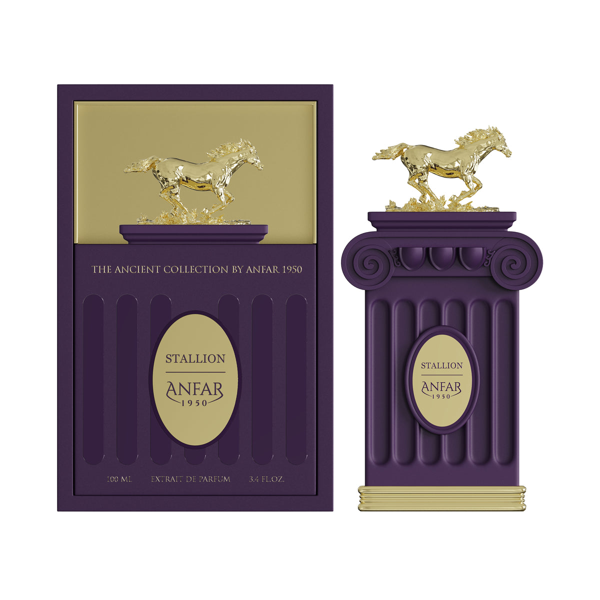 Anfar 1950 Stallion Extrait de Parfum 100ml with box