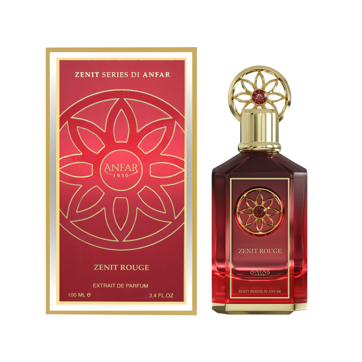 Anfar 1950 Zenit Rouge Eau de Parfum 100ml with box
