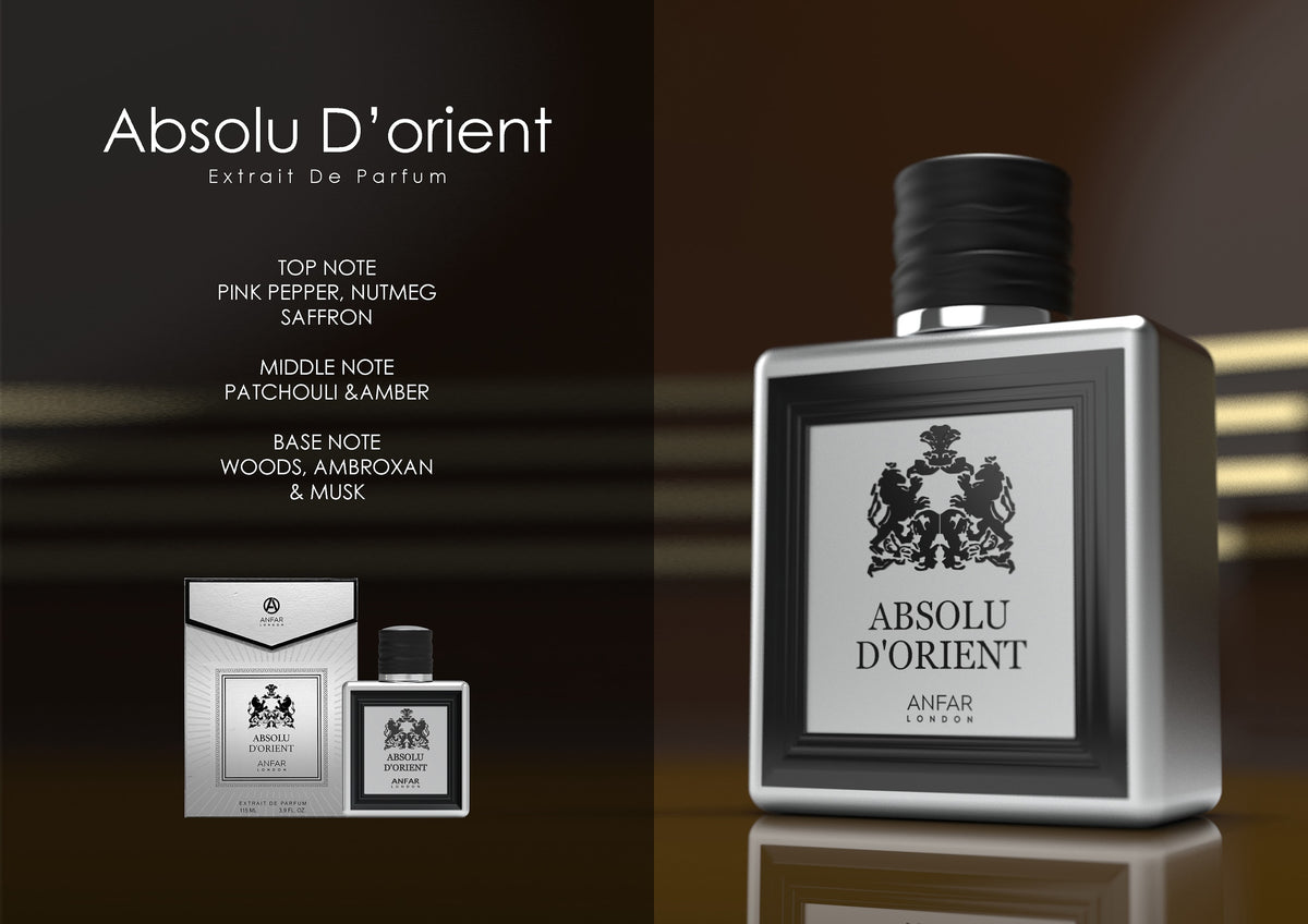 Anfar London Absolu d'Orient Extrait de Parfum fragrance notes: top, heart and base notes