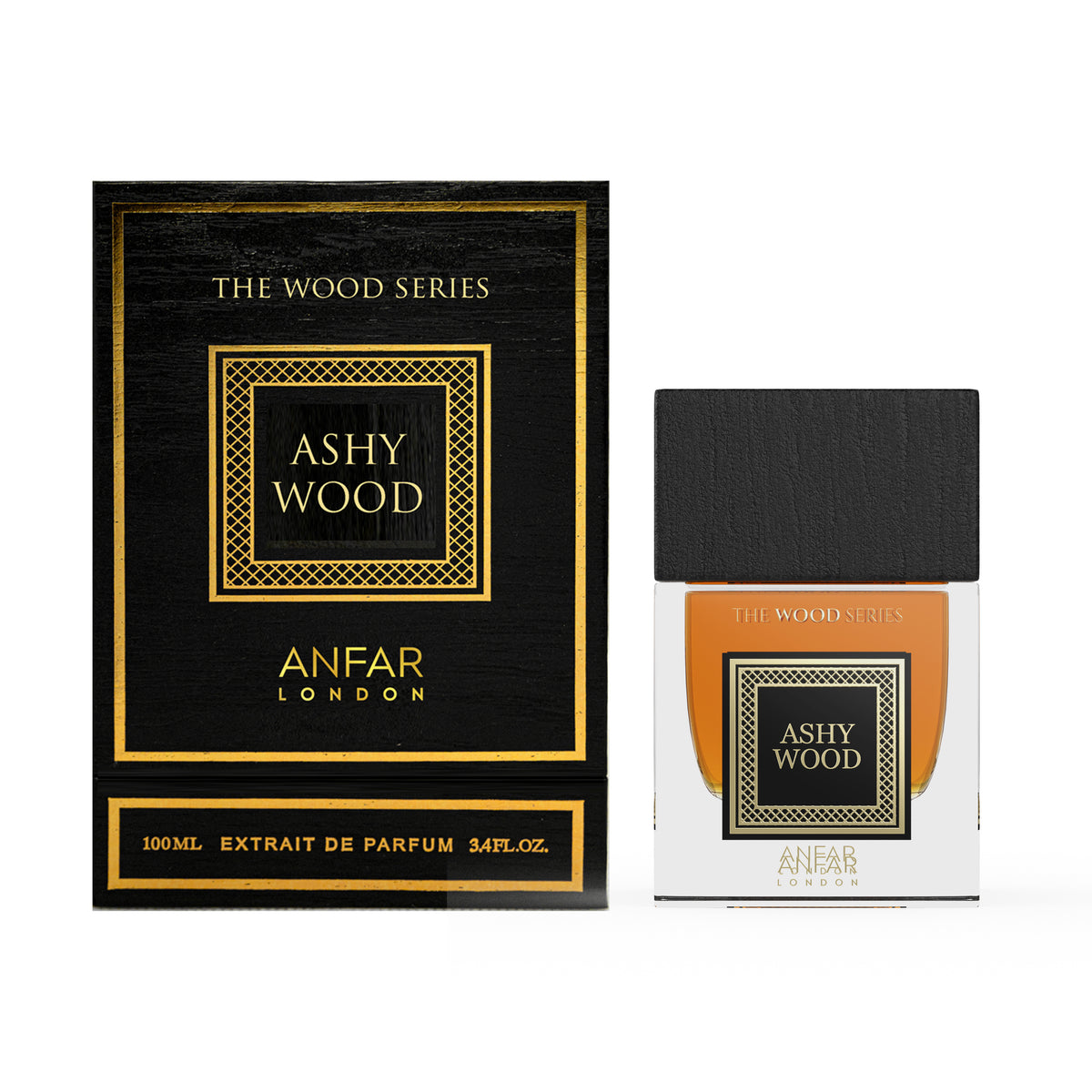 Anfar London Ashy Wood Extrait de Parfum 100ml with box