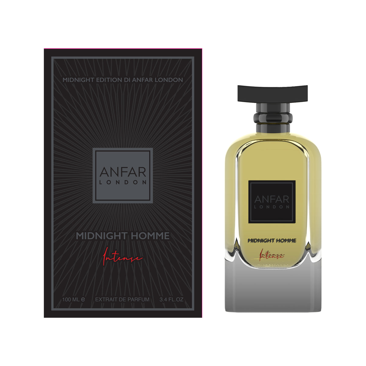 Anfar London Midnight Homme Intense Extrait de Parfum 100ml with box