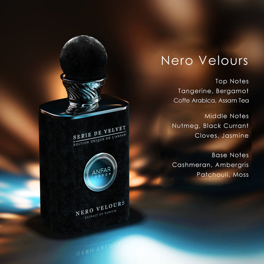 Anfar London Nero Velours Extrait de Parfum fragrance notes: top, heart and base notes