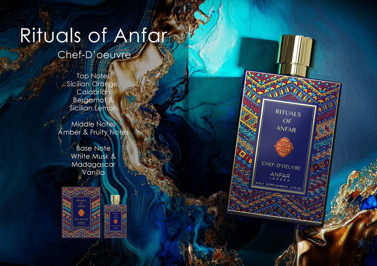 Anfar London Rituals of Anfar Chef-d'Oeuvre Extrait de Parfum fragrance notes: top, heart and base notes