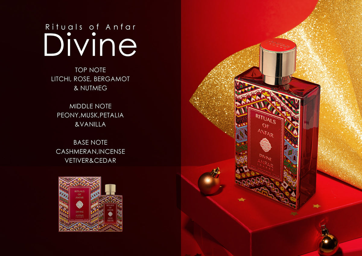 Anfar London Rituals of Anfar Divine Extrait de Parfum fragrance notes: top, heart and base notes