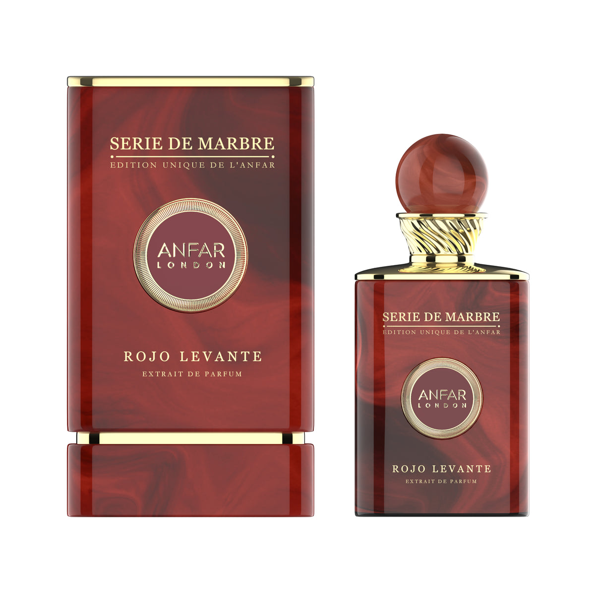 Anfar London Rojo Levante Extrait de Parfum 100ml with box