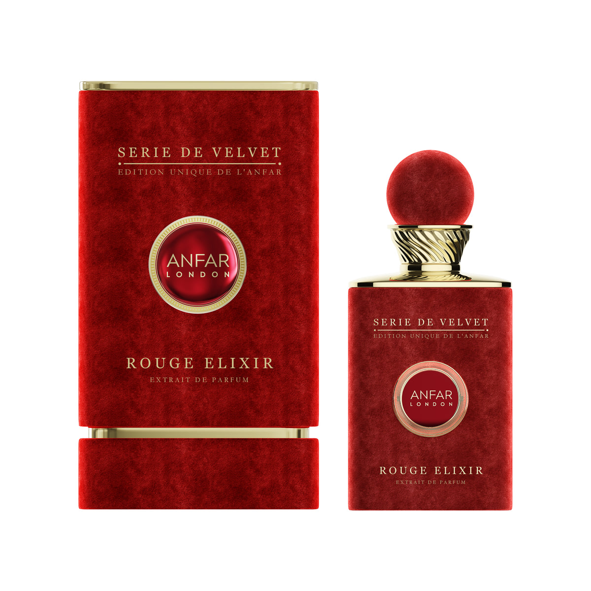 Anfar London Rouge Elixir Extrait de Parfum 100ml with box