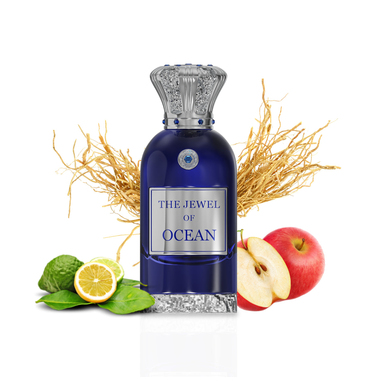 Anfar London The Jewel of Ocean bottle with fragrance notes
