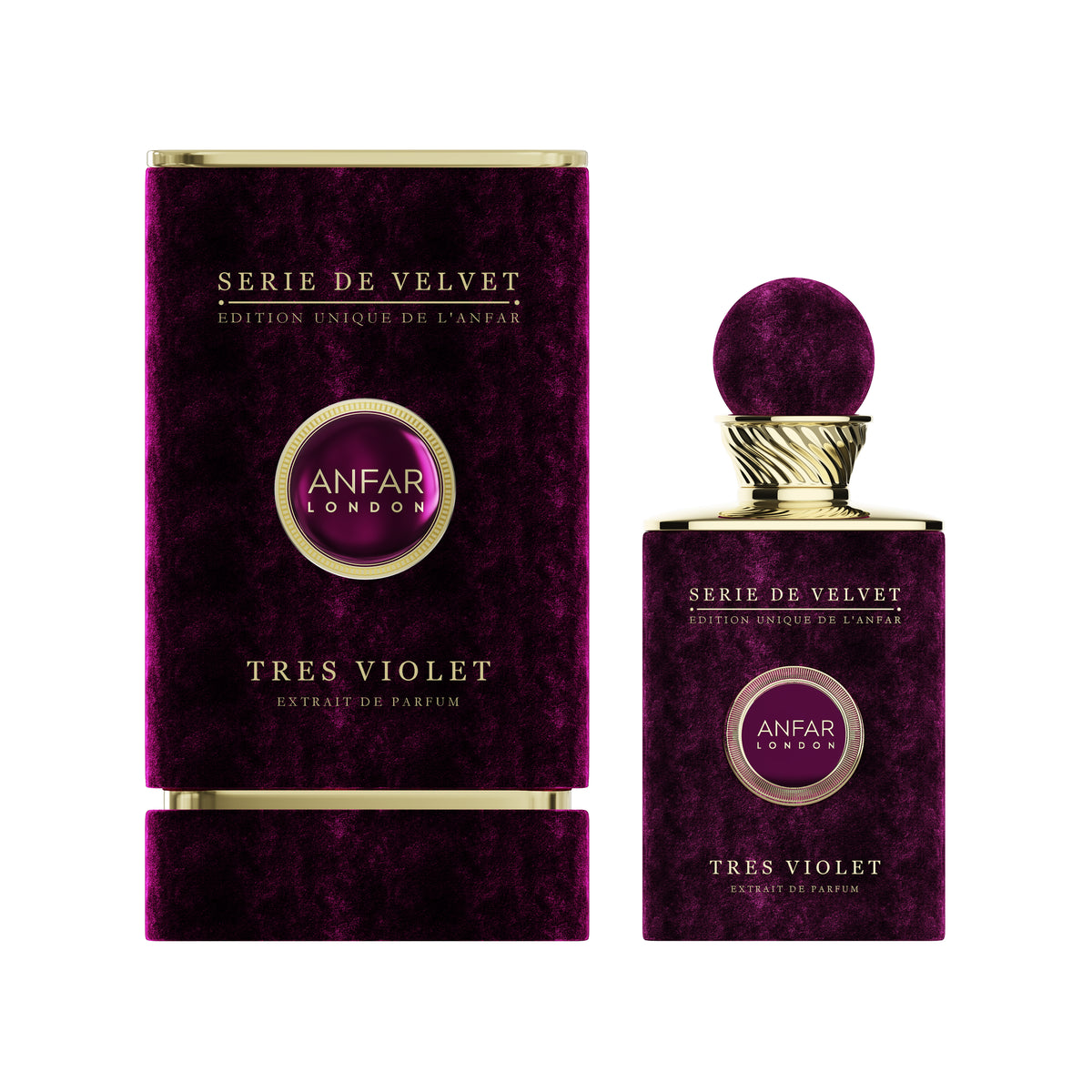 Anfar London Tres Violet Extrait de Parfum 100ml with box